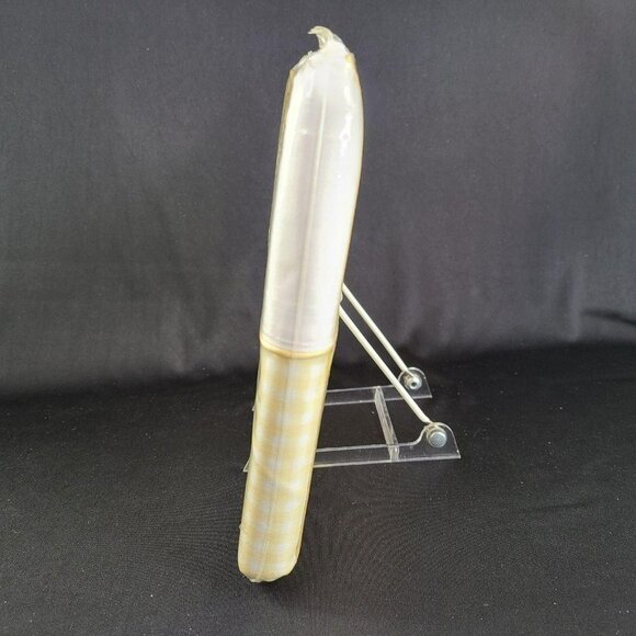 Westpoint Stevens Twin Flat Sheet Yellow Gingham Blend Cottagecore‎ Vtg New READ - Picture 3 of 10